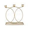 Fireplace Iron Candle Holders AJEW-D045-02-2