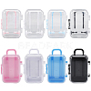 8Pcs 8 Colors Trolley Bag Shaped Plastic Candy Storage Boxes AJEW-SP0002-62-6