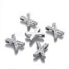 Alloy Letter Slide Charms RB-F034-01X-P-RS-3