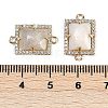 Natural Moonstone Faceted Rectangle Links G-I375-07G-12-3