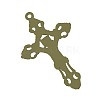 Tibetan Style Alloy Pendants TIBEP-S298-011AB-FF-2