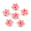 Glazed Porcelain Beads Strands PORC-N008-10H-1