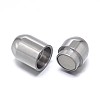 Barrel 304 Stainless Steel Magnetic Clasps X-STAS-D059-17C-2