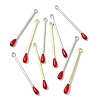 20Pcs 2 Colors Rack Plating Alloy Enamel Pendants FIND-CJ0004-76-8