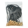 36Pcs Black Waxed Cord Necklace Making NCOR-FS0001-05G-6