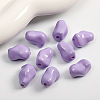 Opaque Acrylic Beads MACR-WH0007-168E-1