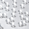 100Pcs Natural Quartz Sphere Beads G-NB0005-51B-2