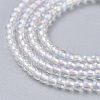 Electroplate Glass Beads Strands EGLA-I013-2mm-AB01-3