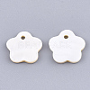 Freshwater Shell Pendants SSHEL-T007-10B-2