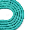 Handmade Polymer Clay Beads Strands CLAY-R089-8mm-Q048-2