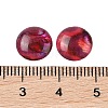 Natural Abalone Shell/Paua Shell Resin Cabochons X-SSHEL-K003-10MM-02-3