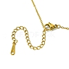 Ion Plating(IP) 304 Stainless Steel Pendant Necklaces NJEW-R265-02G-3