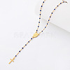 Vintage Resin Rosary Bead Necklaces TM3459-4-1