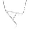 201 Stainless Steel Initial Pendants Necklaces NJEW-S069-JN003D-A-1
