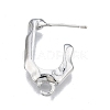 Alloy Stud Earring Findings PALLOY-N150-79P-4