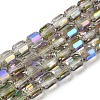 Electroplate Glass Beads Strands GLAA-G112-07B-1
