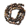 Natural Leopard Skin Jasper Beads Strands G-I389-A09-3