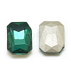 Pointed Back Glass Rhinestone Cabochons RGLA-T079-6x8mm-15-2