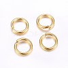 304 Stainless Steel Open Jump Rings X-STAS-O098-02G-08-1