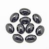 Natural Black Stone Cabochons G-R415-14x10-46-1