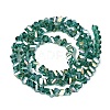 Electroplate Transparent Glass Beads Strands EGLA-Q139-01A-A20-2