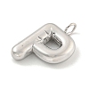 Non-Tarnish 304 Stainless Steel Pendants STAS-C102-15P-P-2