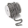 201 Stainless Steel Double Link Chains CHS-A003E-2.0mm-7