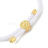 Wax Rope & Nylon & Leather Bracelets BJEW-XCP0002-08GP-3