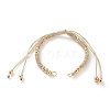 Adjustable Polyester Braided Cord Bracelet Making AJEW-JB00892-3