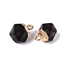 Natural Obsidian Pendants G-N359-18G-01-2