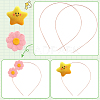 30Pcs Hair Accessories Iron Hair Band Findings OHAR-GF0001-32-6