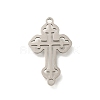 201 Stainless Steel Laser Cut Connector Charms STAS-R132-13P-1