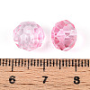 Baking Paint Transparent Glass Beads X1-GLAA-N011-10mm-08-3