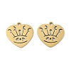 201 Stainless Steel Pendants STAS-P428-02A-G-1