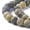 Natural Yellow Turquoise(Jasper) Beads Strands X-G-H245-02B-3