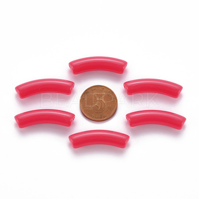Opaque Acrylic Beads MACR-S372-002B-S008-1