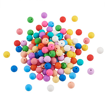 140Pcs 14 Colors Food Grade Eco-Friendly Silicone Beads SIL-TA0001-24-1