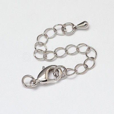 Rack Plating Brass Chain Extender KK-I598-16P-RS-1