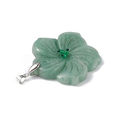 Natural Green Aventurine Big Pendants G-B040-01P-06-1
