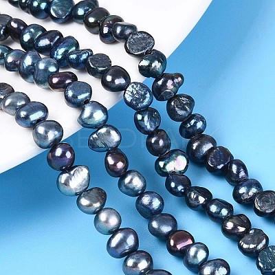Natural Cultured Freshwater Pearl Beads Strands PEAR-P002-54A-1