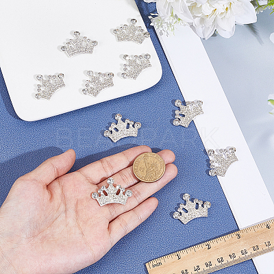25Pcs Alloy Rhinestone Cabochons FIND-GA0007-48B-1