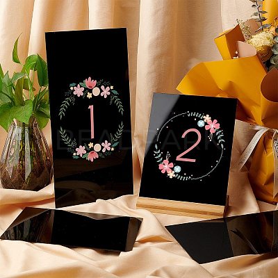 4pcs 2 Style DIY Acrylic Board DIY-PH0006-40A-1