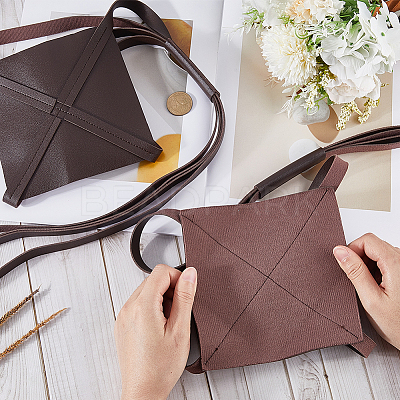 2Pcs PU Leather Plant Hangers AJEW-CN0002-67A-1