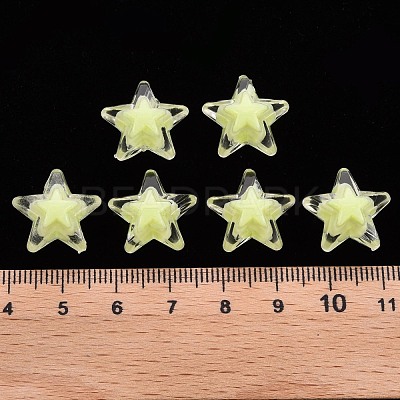 Transparent Acrylic Beads TACR-S152-11A-07-1