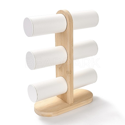 3-Tier Wood Bracelet Organizer Display Racks ODIS-B001-03-1