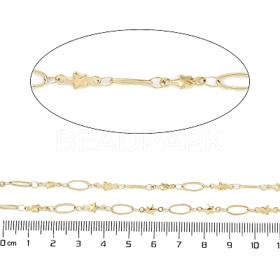Ion Plating(IP) 304 Stainless Steel Link Chain CHS-H028-07C-G-1