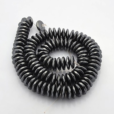 Non-magnetic Synthetic Hematite Beads Strands G-J233-02-1