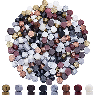 200Pcs 8 Styles Sealing Wax Particles DIY-CP0009-21-1