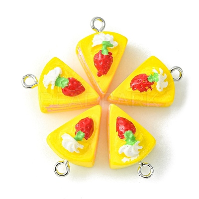 Opaque Resin Imitation Food Pendants CRES-YW0001-10E-1