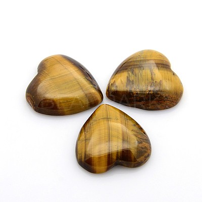 Natural Tiger Eye Cabochons G-P021-04-1